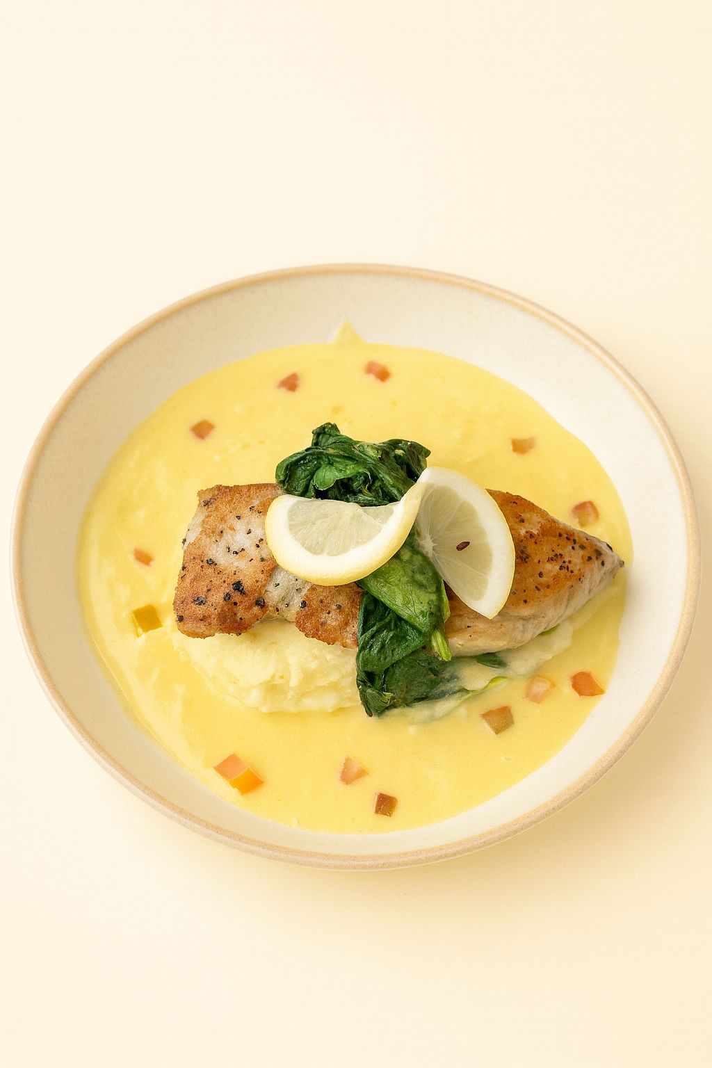 Nicks Nusa Bali - Baramundi Creamy Sauce in Lembongan and Penida island