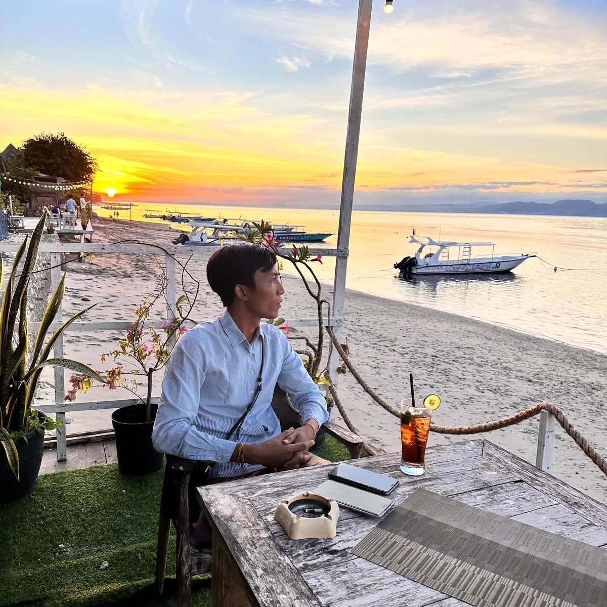 Sunset session in Nicks Place Nusa Penida